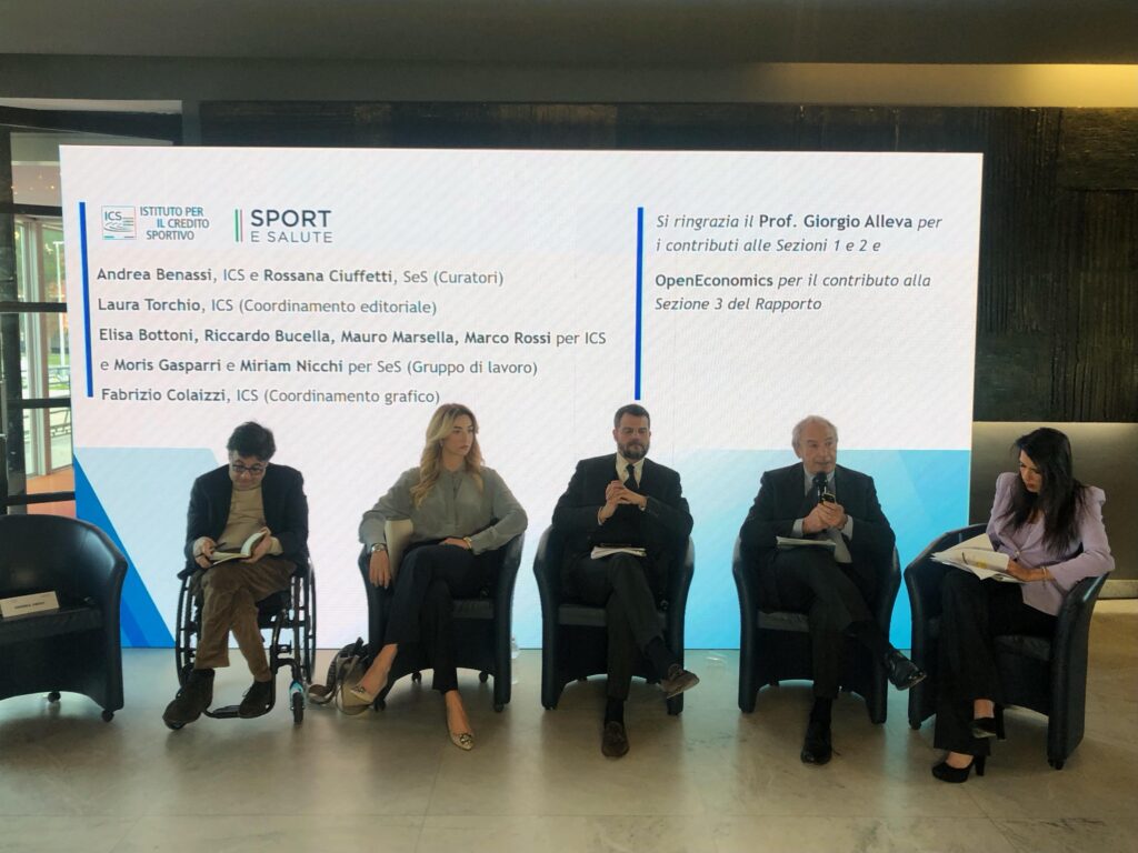 Sport Report 2023 présenté à Rome