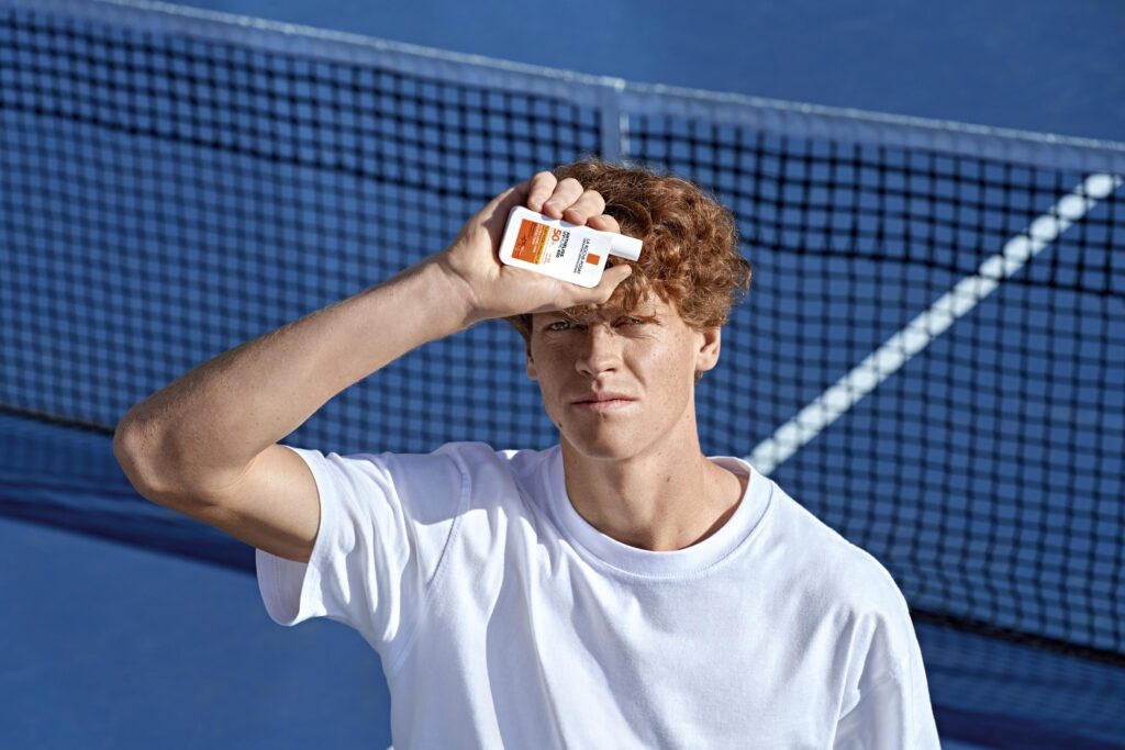 Témoignage de Jannik Sinner pour La Roche-Posay