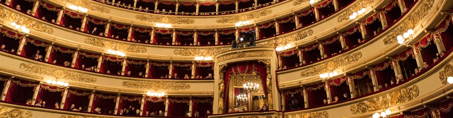 Image des intérieurs du Teatro alla Scala de Milan