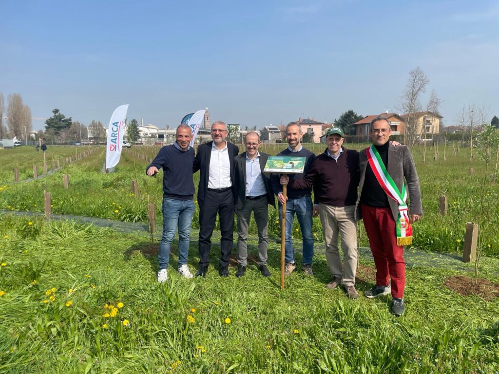 Durabilité, Mosaïque Verte : intervention de reboisement inaugurée à Caravaggio
