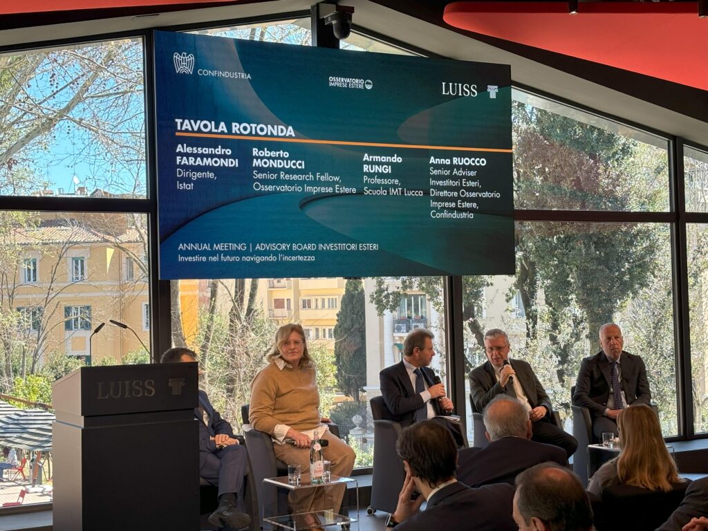 « Investir dans l'avenir tout en naviguant dans l'incertitude », a présenté le V rapport de l'Observatoire des affaires étrangères de Confindustria et Luiss