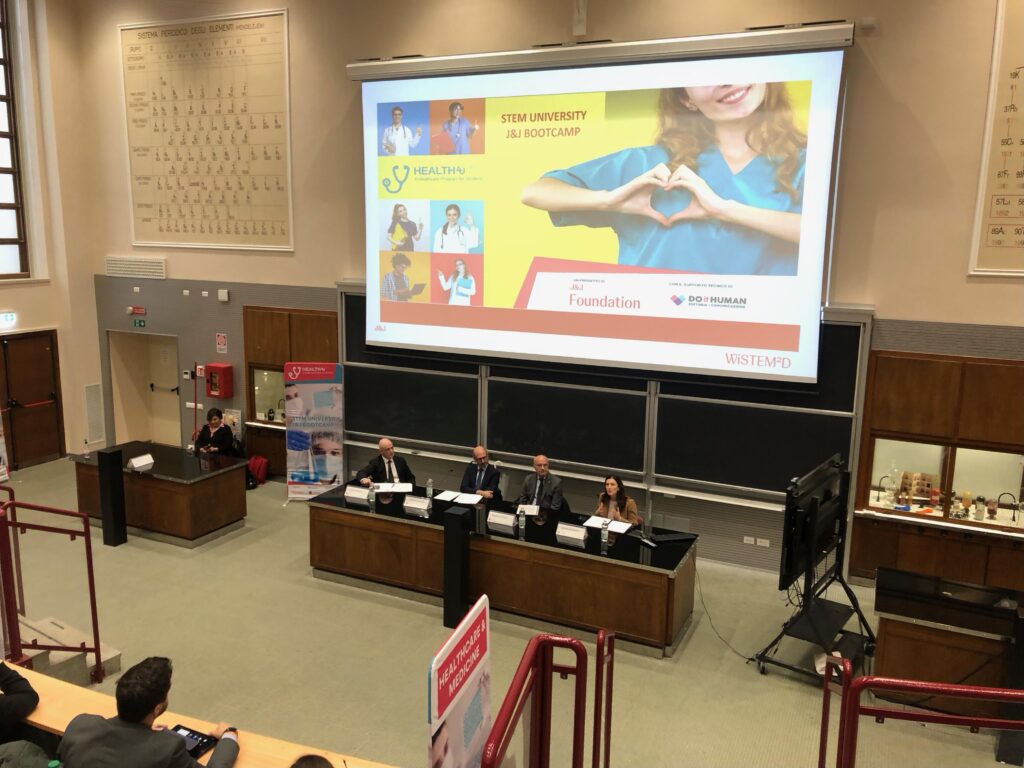 Les défis du monde de la santé du futur, événement de clôture du Health4U Stem University J&J Bootcamp à Rome