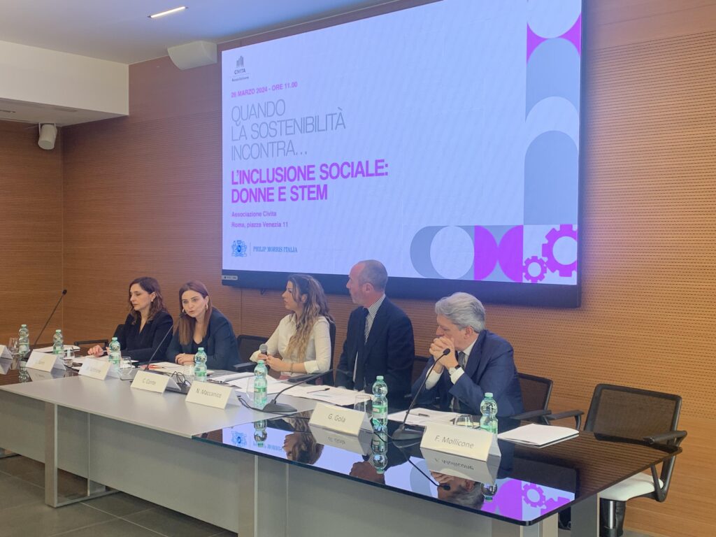 Les femmes dans les disciplines STEM, événement de l'association Civita à Rome