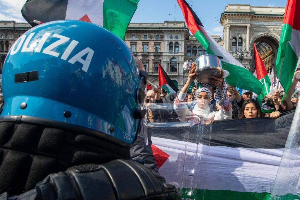 25 avril, marches et tensions de Rome à Milan