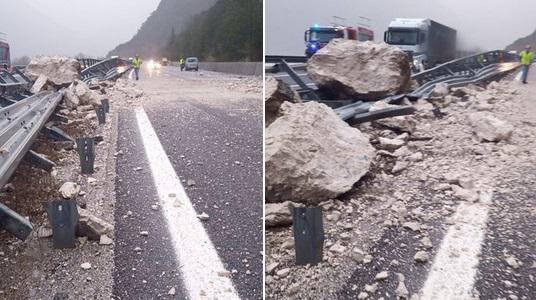 Intempéries, glissement de terrain sur l'A23 : autoroute rouverte