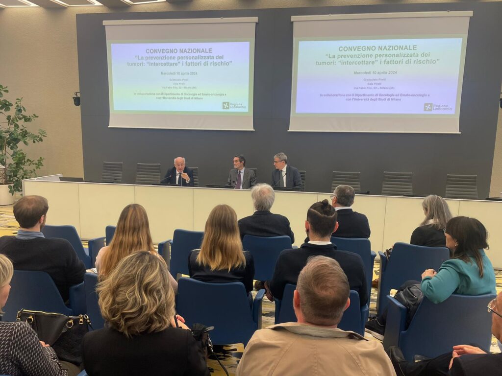 Milan, conférence sur la recherche et la prévention du cancer au Pirellone