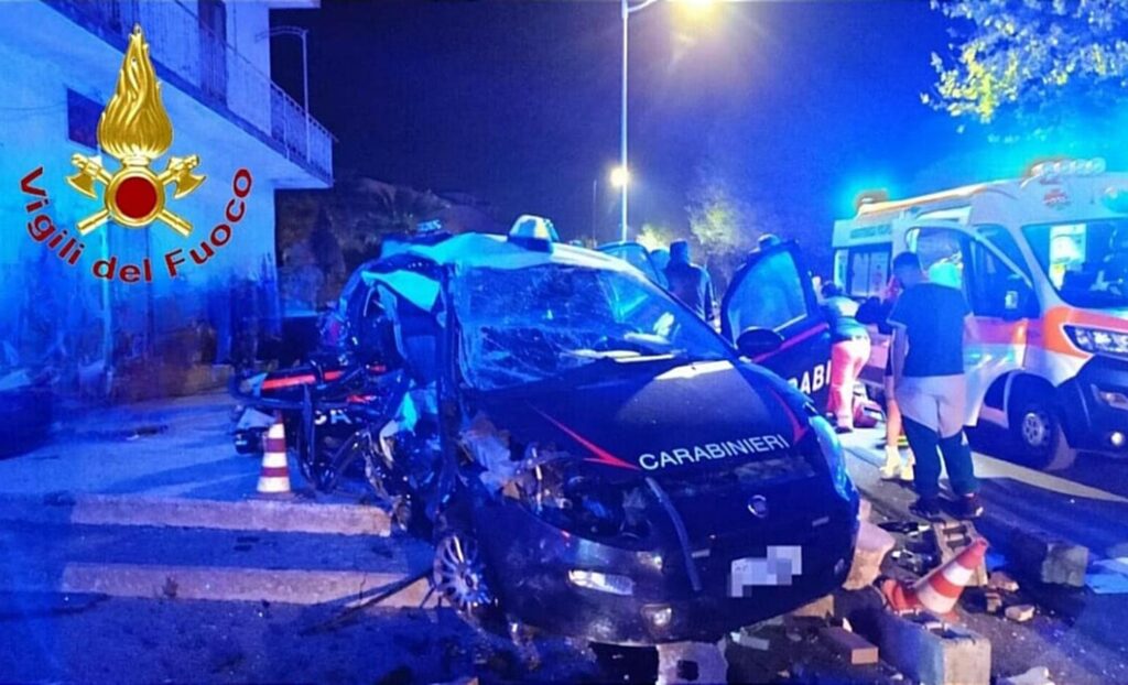 Salerne, carabiniers tués dans un accident : une femme au volant sous enquête, testée positive à l'alcool et à la drogue