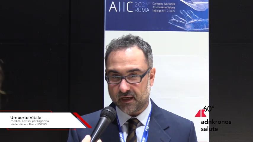 Conférence AIIC, Vitale (Unops) : "Ingénieur clinicien pour la pérennité des services de santé dans des contextes difficiles"