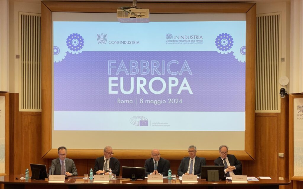 Fabbrica Europa, pour discuter des propositions de Confindustria pour les élections européennes