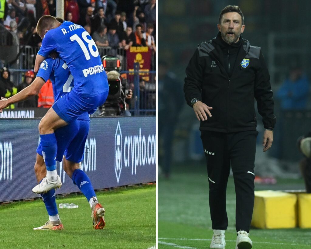 Frosinone en Serie B, Empoli bat la Roma à la fin et survit