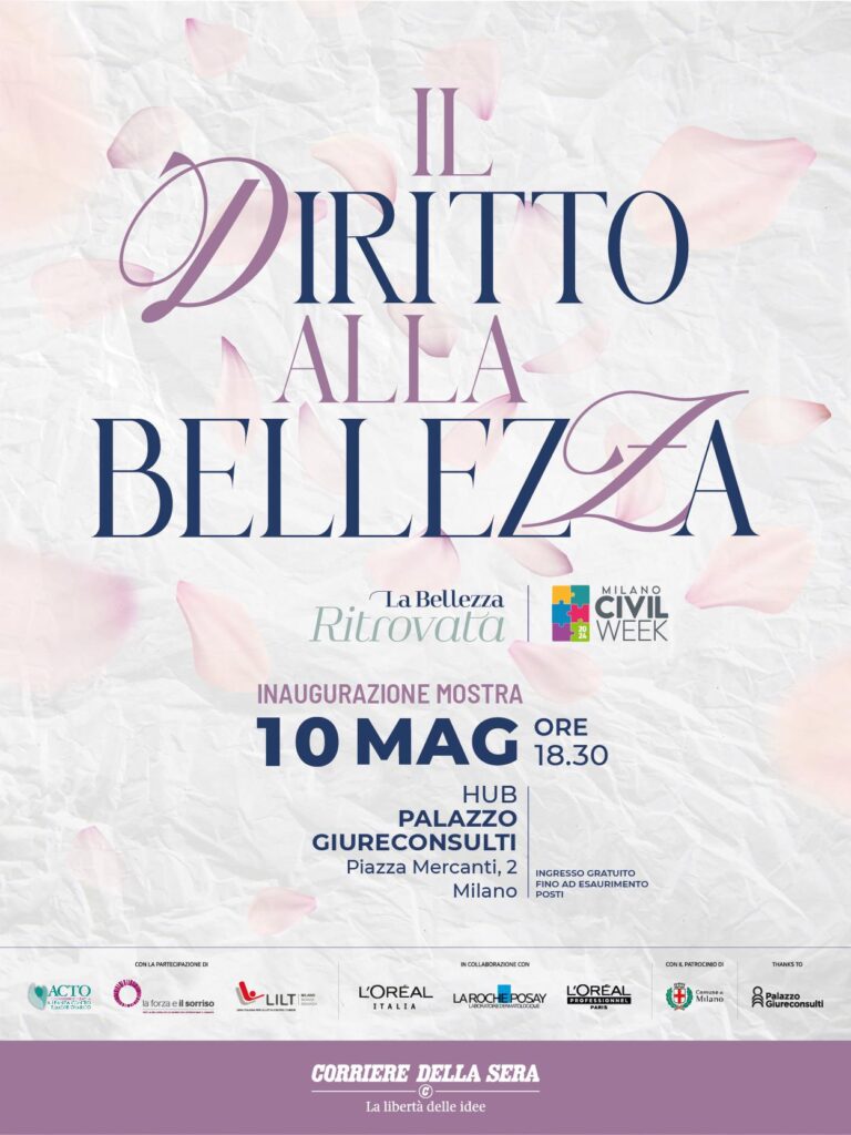 Milan, au Palazzo Giureconsulti « Le droit à la beauté », une exposition pour soutenir les femmes courageuses