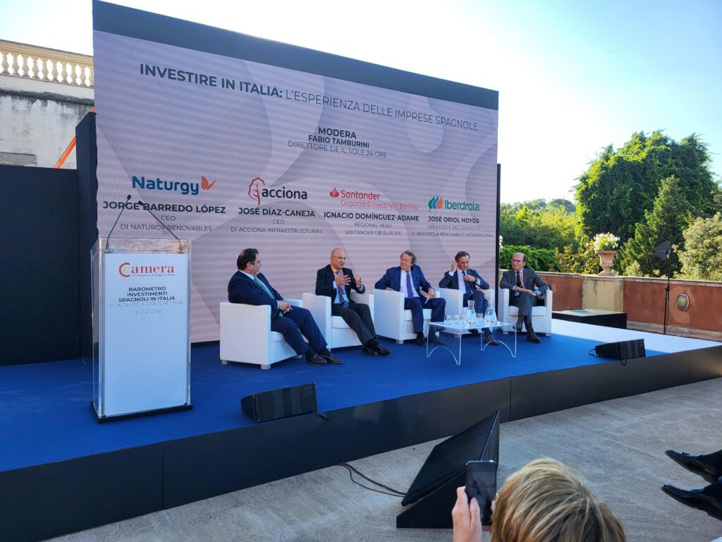 Entreprises, le "Baromètre sur le contexte et les perspectives de l'investissement espagnol en Italie" à Rome