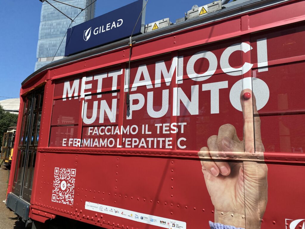 Hépatite C, le «tram de sensibilisation» de Gilead démarre à Milan
