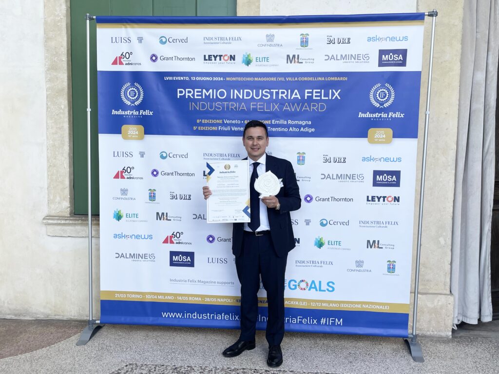 Prix ​​Industria Felix au Serenissima Ristorazione, parmi les meilleurs du Nord-Est