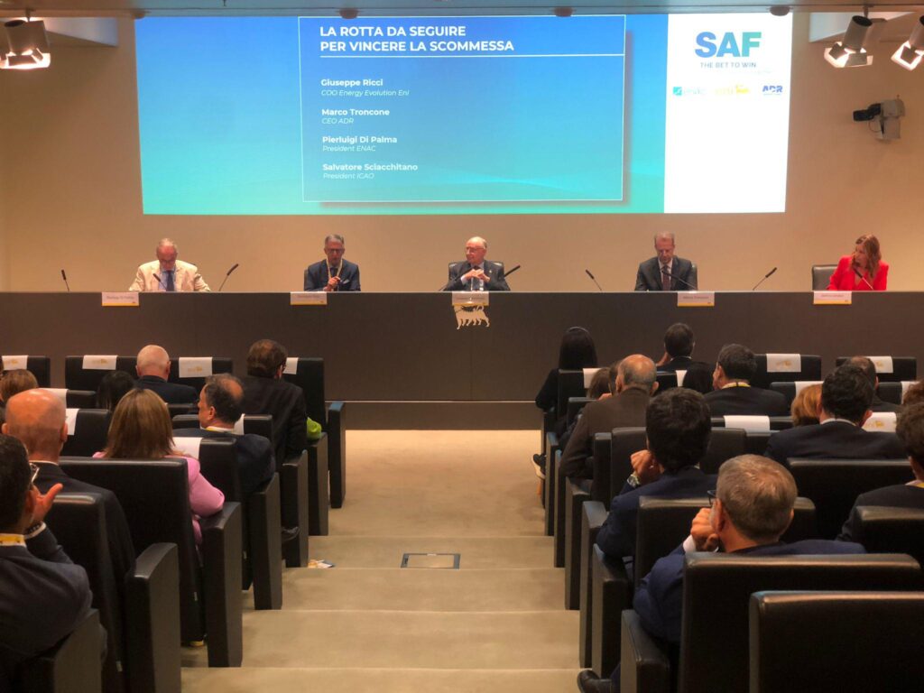 Transport aérien, la conférence « SAF, le pari pour gagner » à Rome