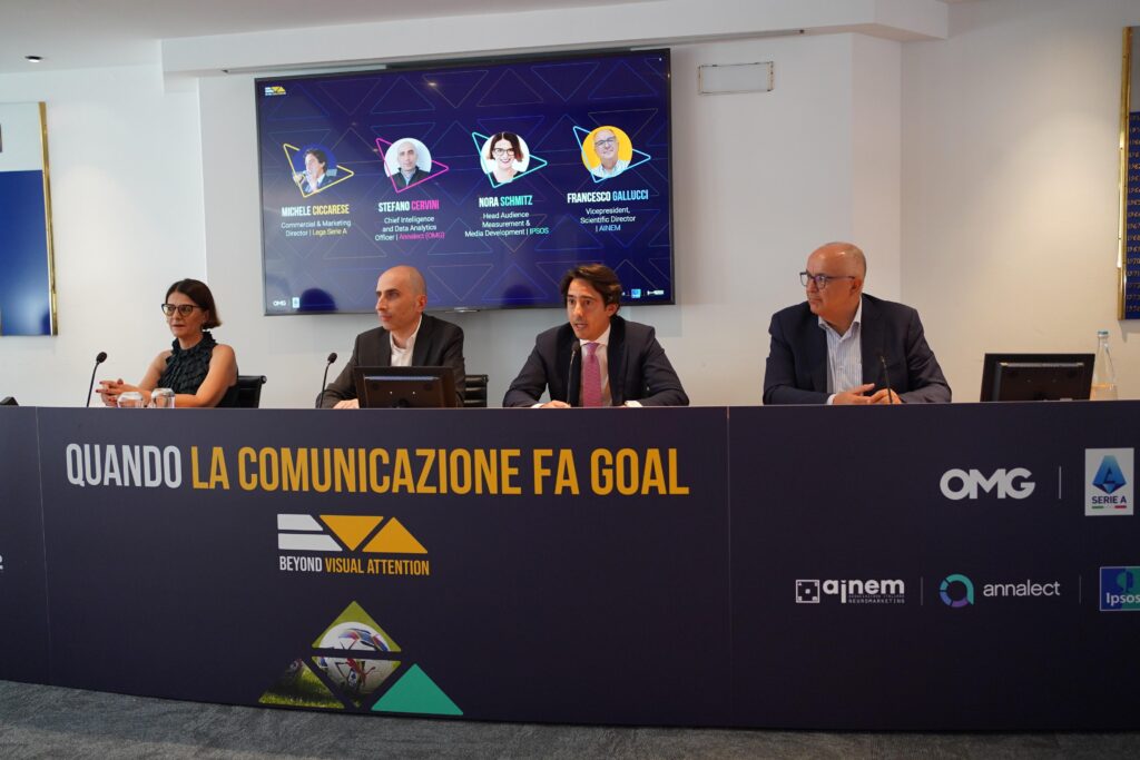 Football, Omnicom et Lega A présentent la première étude sur l'impact de la publicité pendant les matchs