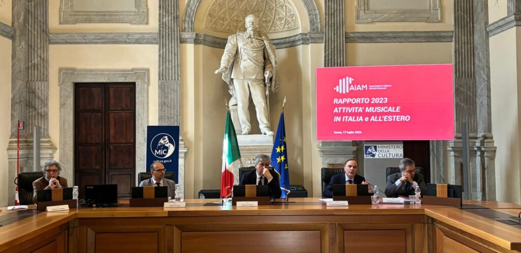 Le rapport Aiam sur les activités musicales présenté à Rome