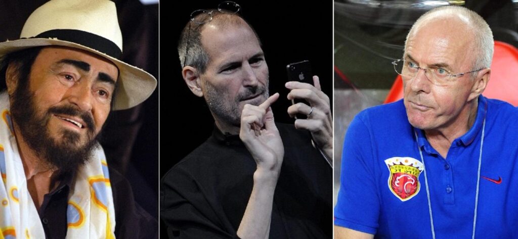 Cancer du pancréas, de Pavarotti à Steve Jobs et Eriksson : qui a-t-il touché