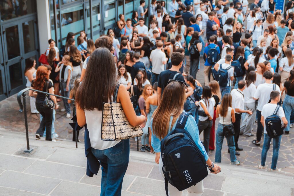 À l'Université Luiss Guido Carli, cérémonie de bienvenue pour les étudiants de première année