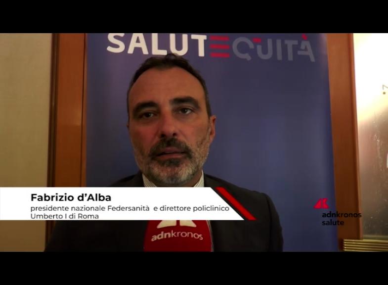 Santé, D'Alba (Federsanità): « La durabilité du Ssn est une condition préalable à l'équité »