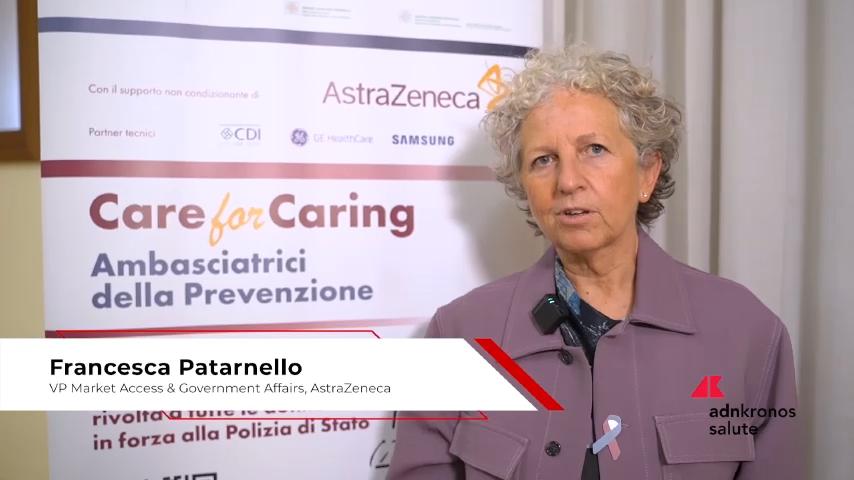 Tumeurs, Patarnello (AstraZeneca) : « Fier de collaborer avec des institutions sur un projet de prévention du cancer du sein »