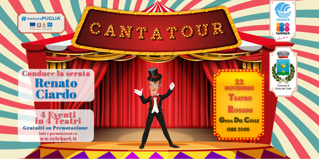 Le Cantatour 2024 se termine aujourd'hui. Dernière étape à Gioia del Colle.