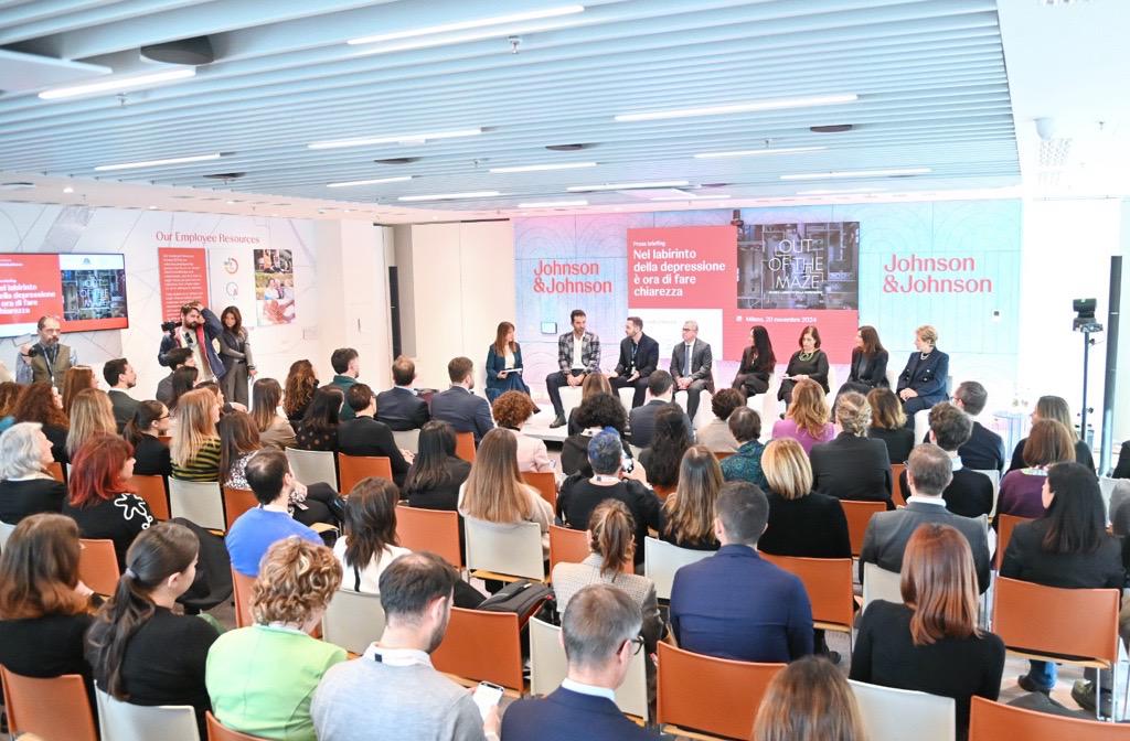 "Dans le labyrinthe de la dépression", événement Johnson & Johnson à Milan