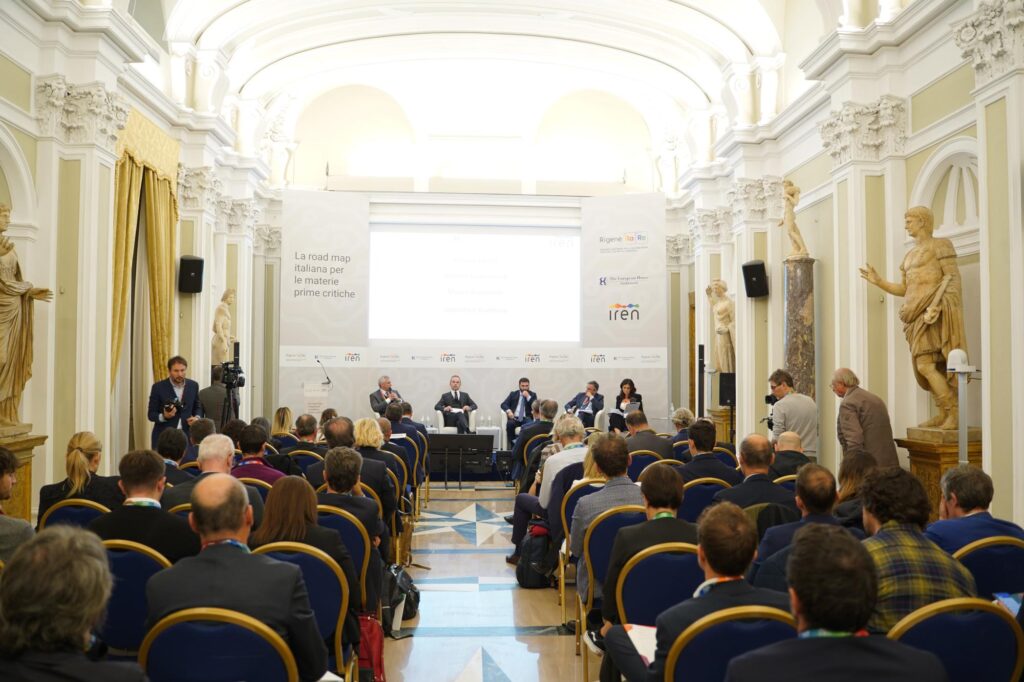 L'événement Iren "La feuille de route italienne pour les matières premières critiques" à Rome