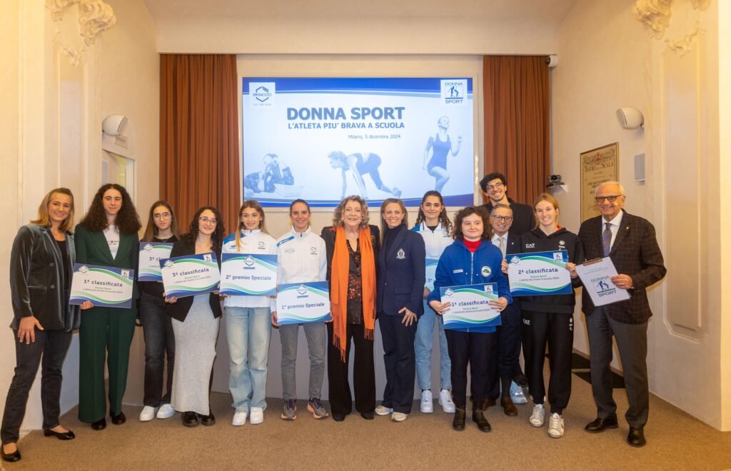 Cérémonie de remise des prix "Donna Sport 2024" à Milan