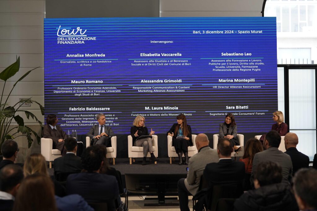 La tournée d'éducation financière d'Alleanza Assicurazioni arrive à Bari