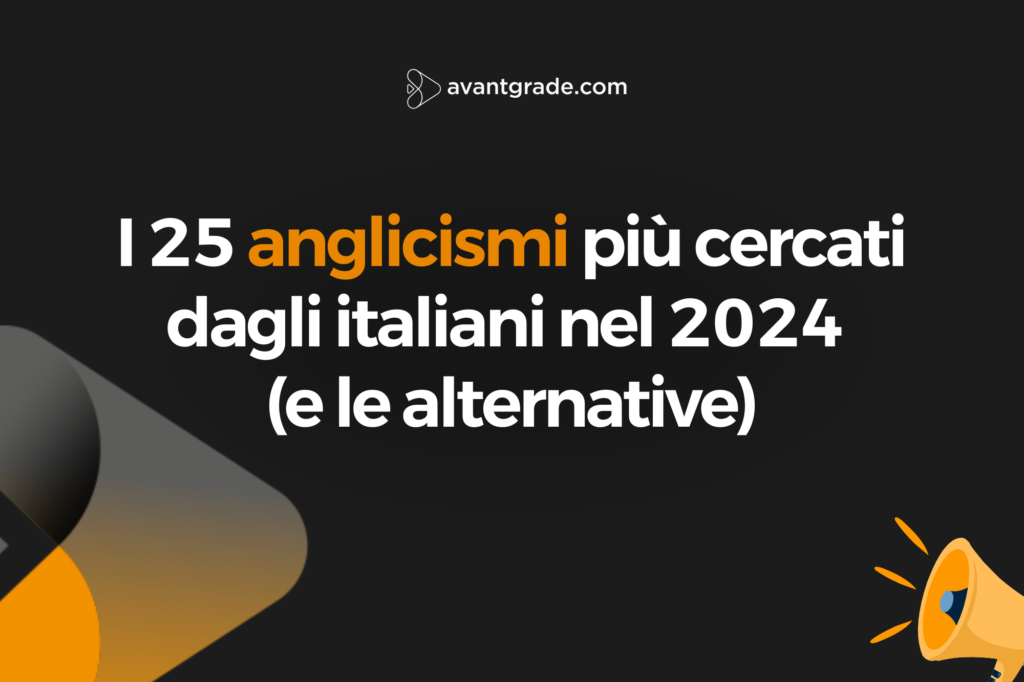 Les 25 anglicismes les plus recherchés par les Italiens en 2024