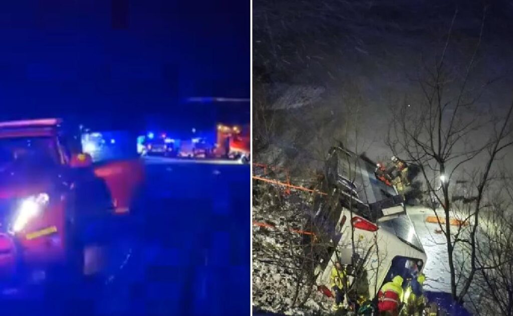 Norvège, un bus avec 58 personnes à bord finit à l'eau : au moins 3 morts