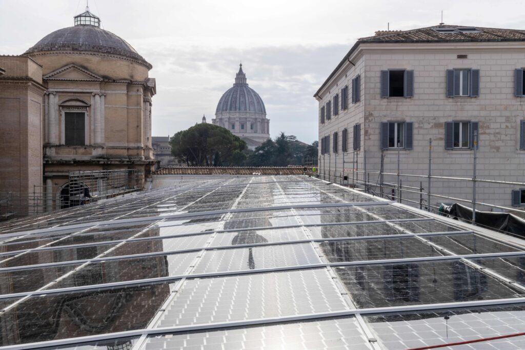 Nouvelle vitre photovoltaïque pour les Musées du Vatican