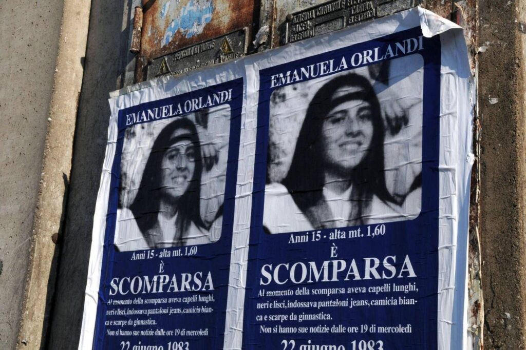 Case Orlandi, jaune aux archives de l'État central: déposer sur Emanuela mais il est vide