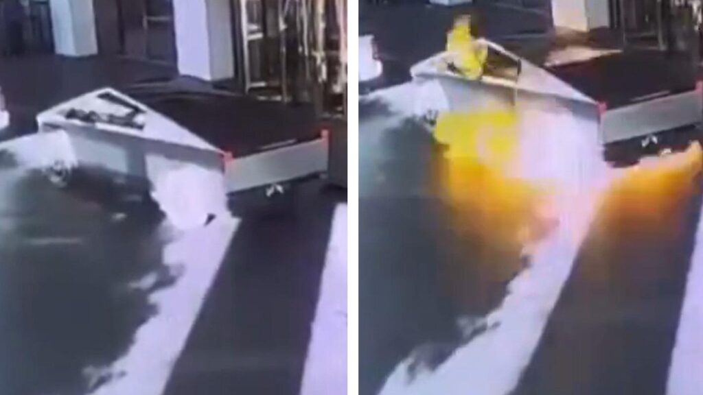 Un cybertruck explose devant l'hôtel Trump à Las Vegas. Musk : "Une bombe ou un feu d'artifice" - Vidéo