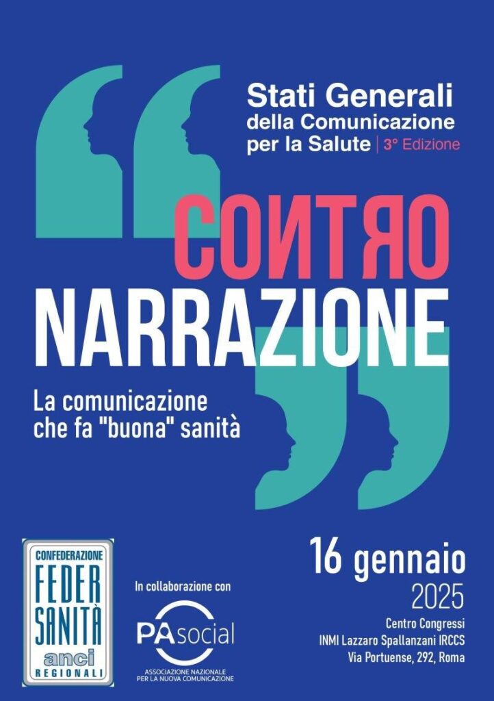 « Une communication qui crée de bons soins de santé », les États généraux de la Federsanità et du Pa Social reviennent à Rome