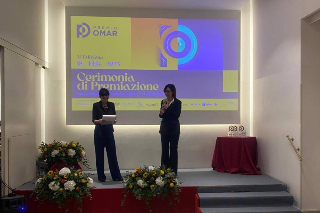 Maladies rares, prix Omar pour la communication Tirns 11: La cérémonie à Rome