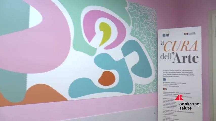 Tumeurs: Naples, l'Académie des beaux-arts colore le département d'hématologie de Pascale