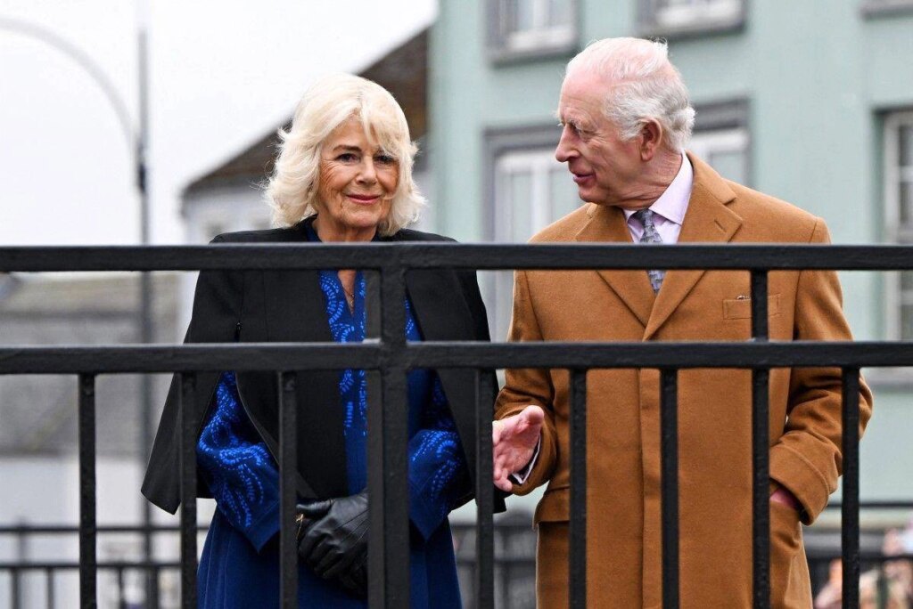 Carlo et Camilla d'aujourd'hui à Rome lors d'une visite officielle
