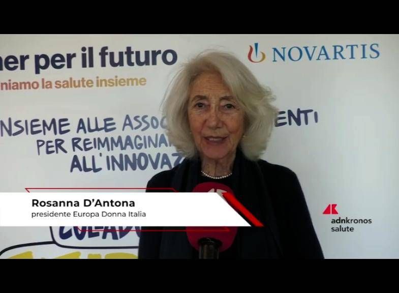 Santé, D'Antona (Europa Donna Italia): "Il y a beaucoup à faire, regardons l'avenir"