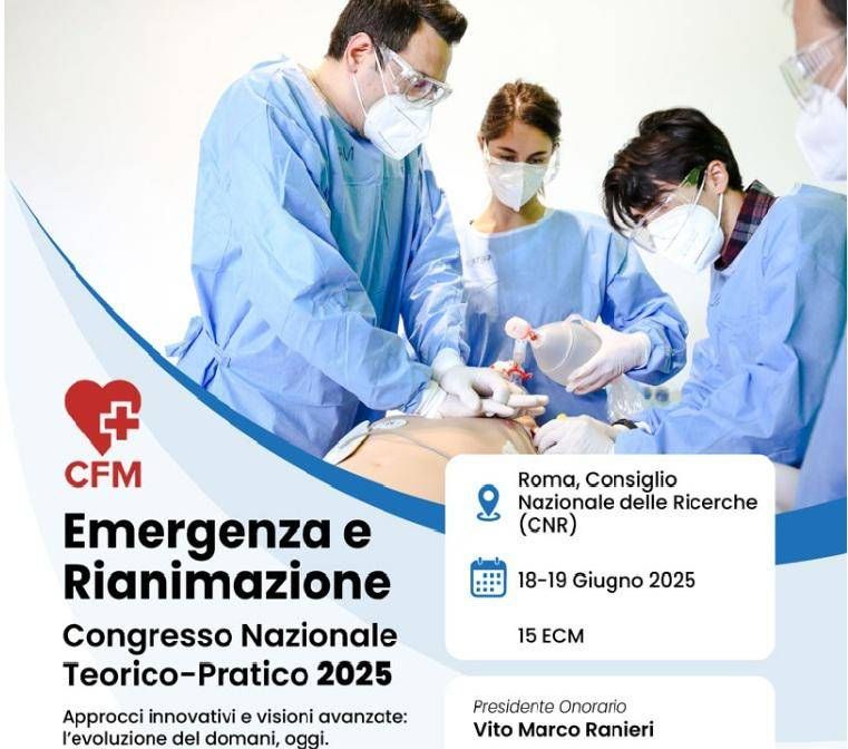 À Rome, le Congrès de la «rénovation d'urgence», des simulations et des simulations et des mannequins «Hi-Tech»