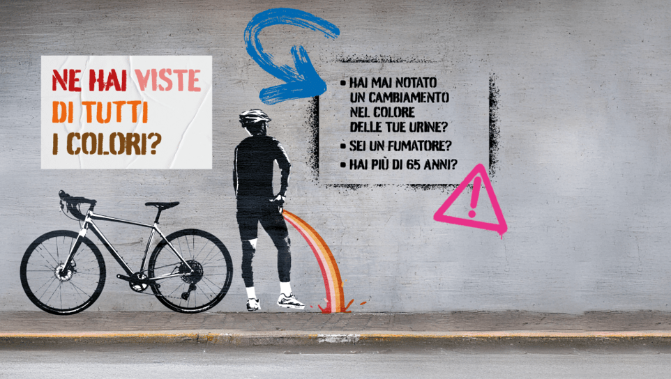 Cancer de la vessie, Merks à la campagne Giro d'Italia avec la campagne «Don't Go Around»