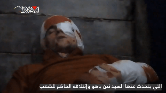 Le Hamas diffuse la vidéo de l'otage Maxim Herkin: "frappé par les idf dans un tunnel"