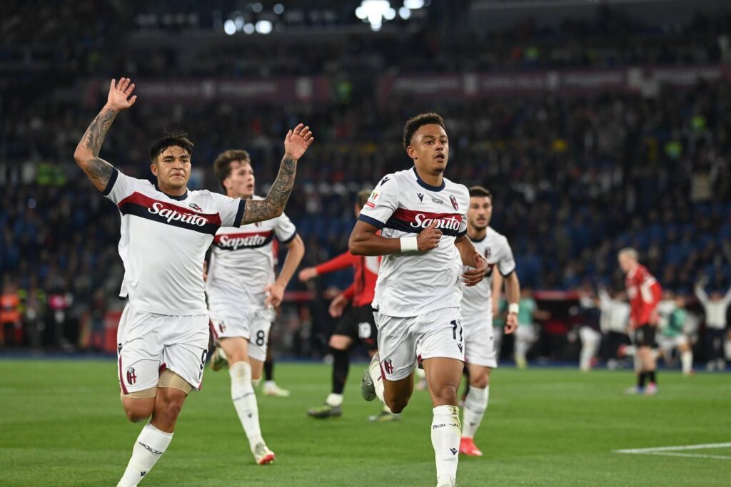 Milan-Bologne 0-1, Ndoye décide de la finale. Festival Rossobblù à l'Olimpico