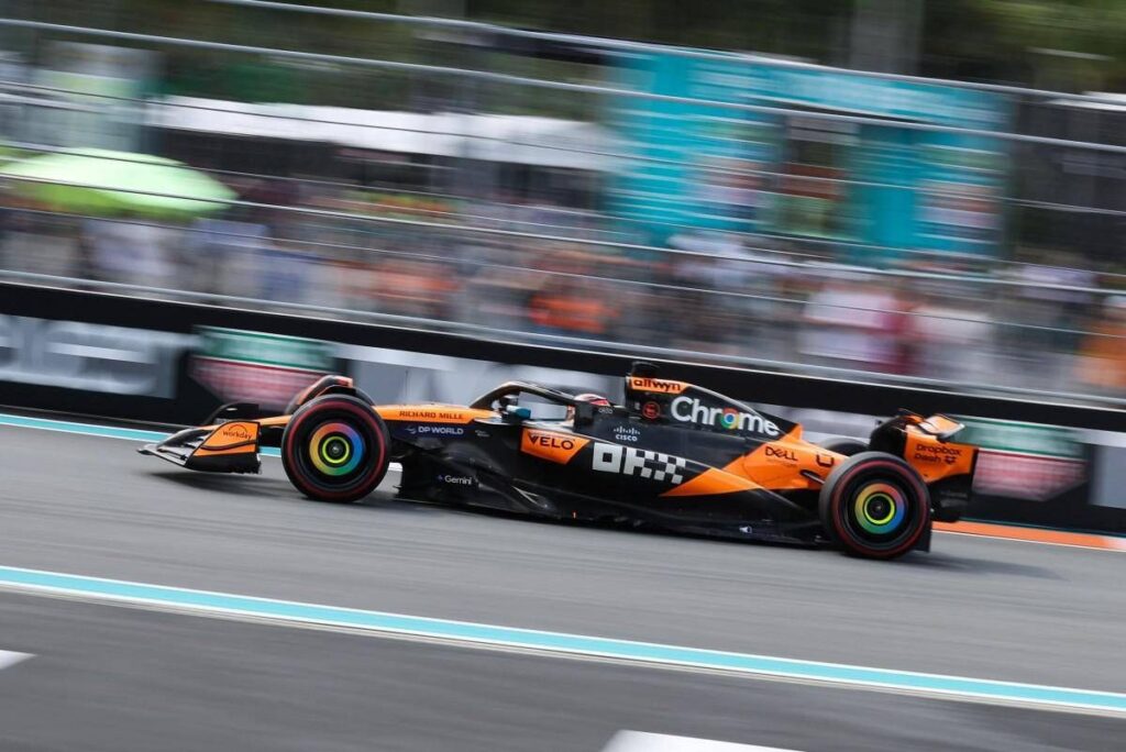 Plastri remporte le GP Miami et Brace McLaren, Flop Ferrari