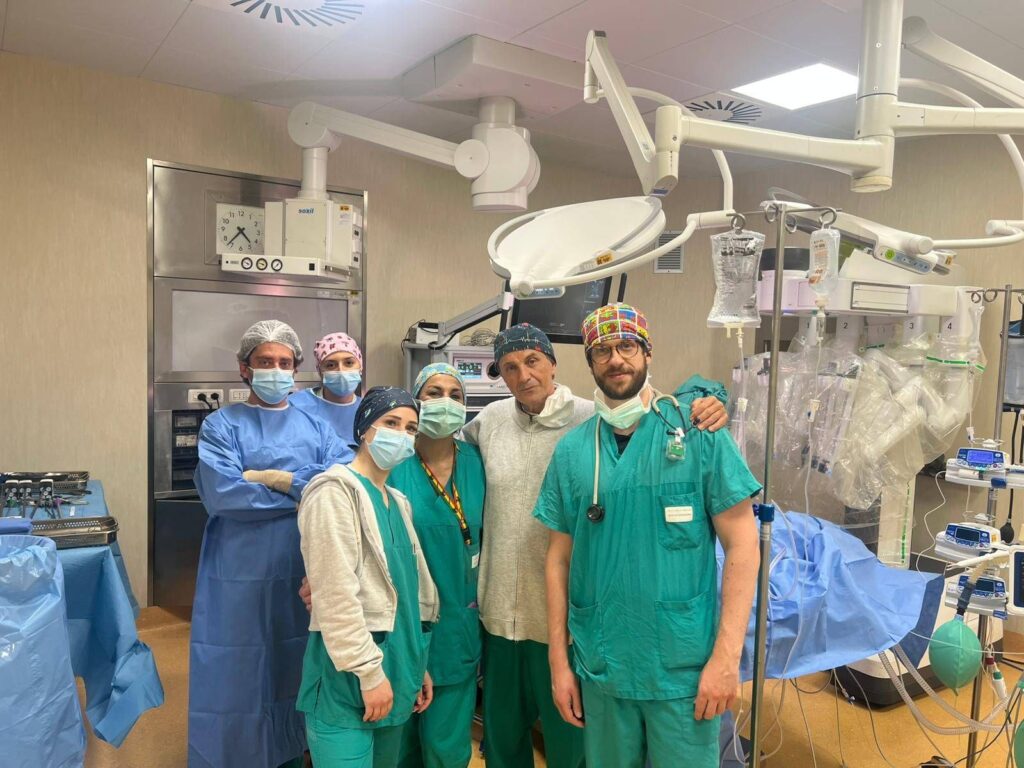 San Camillo Rome, l'intervention robotique sauve les organes compromis par Césareo