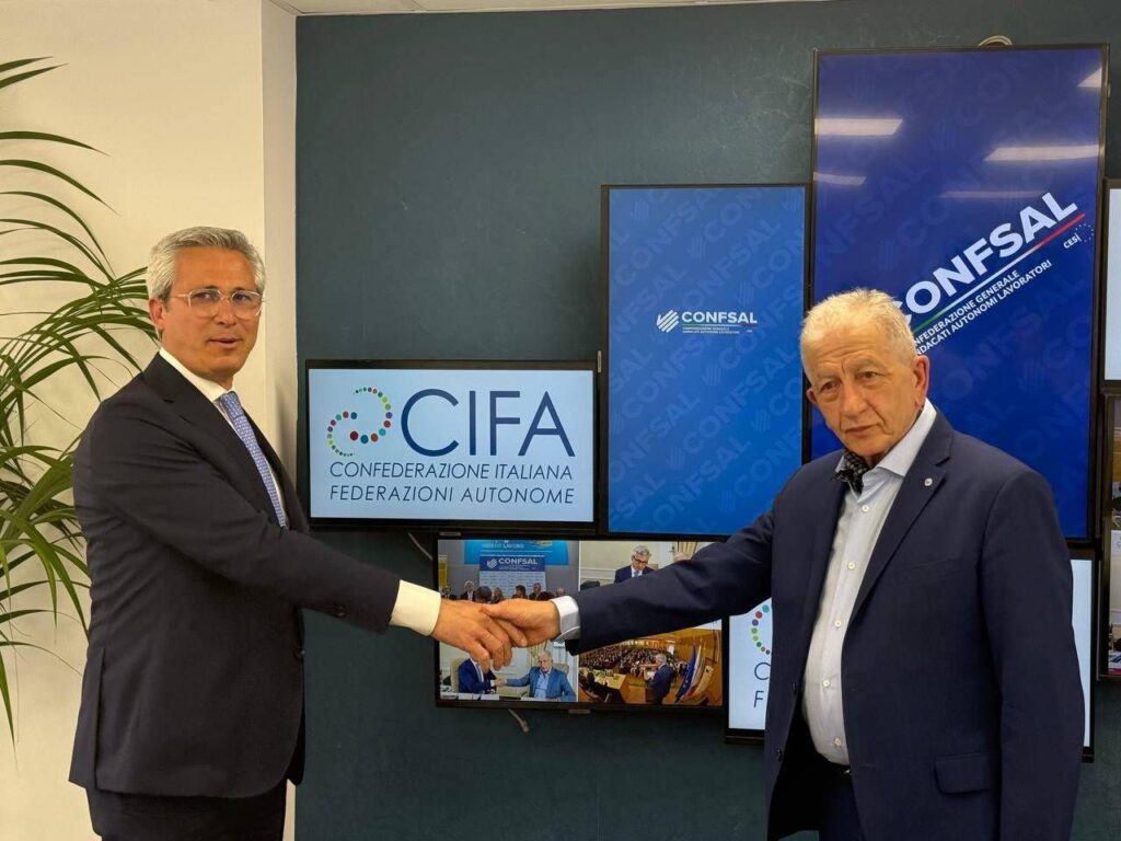 Signé par CIFA et Confsal New Inter-Borter Collective Contrat