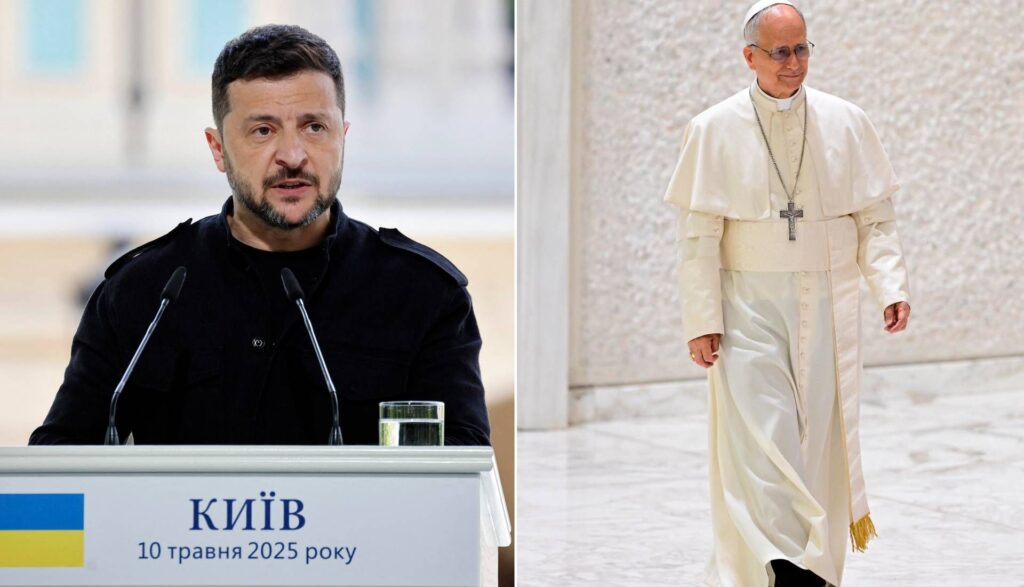 Ukraine, premier appel entre Zelensky et le pape Leo XIV: "Je l'ai invité à Kiev"