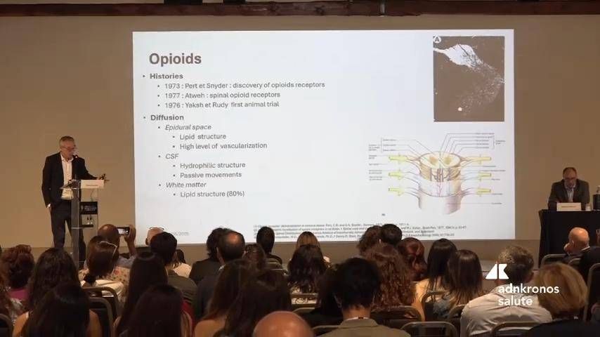 Santé, Institut d'experts Gentile à Bari: "Rôle indispensable des médicaments opioïdes, accroître la conscience"