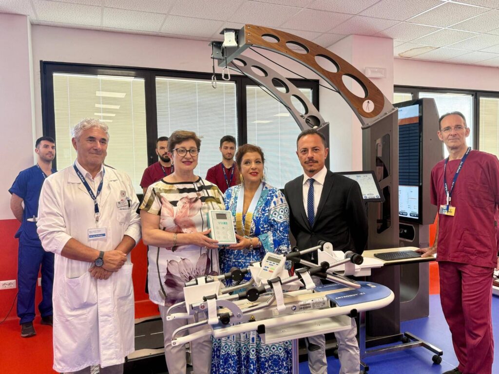 À San Raffaele à Sulmona Rehabilitation Equipment donnée par Innerzal Inner Wheel